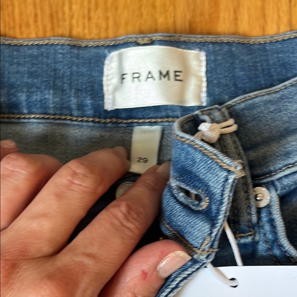 Frame Wide-Leg Crop Jeans! NWT! - Picture 2 of 6